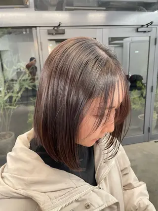 ショート カラー パーマ 【お洒落パーマ】 Elme　肥塚康汰郎のヘアスタイル