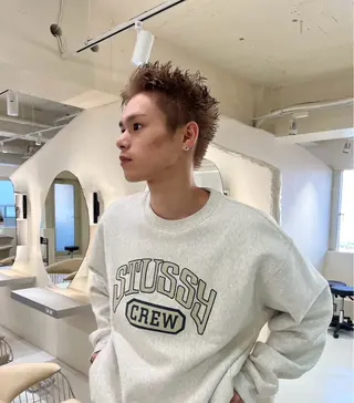 メンズ 横浜/ショート/ レイヤーカットのヘアスタイル