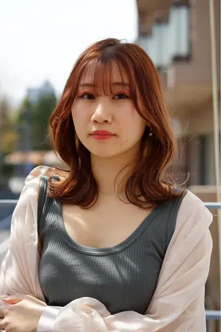 セミロング 🇰🇷韓国ｽﾀｲﾙ ﾚｲﾔｰ/ayanaのヘアスタイル