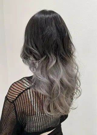 ロング カラー entality所属・mizuki  韓国 ヘア/髪質改善のヘアスタイル