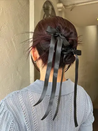 ミディアム ambiance amiのヘアスタイル