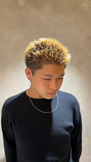 メンズ 横浜/ショート/ レイヤーカットのヘアスタイル