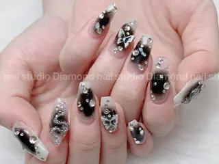 ロング Diamond 🚢のネイルデザイン