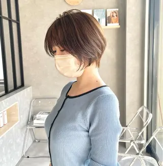 ショート カラー mood tatemachiのヘアスタイル