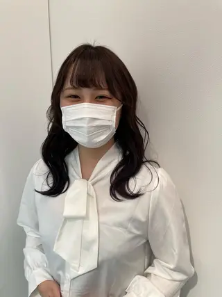 セミロング カラー 乾かすだけで美髪✨ 髪質改善専門/鈴木遼のヘアスタイル