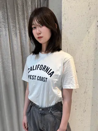 ミディアム カラー mai / linoah˚✧のヘアスタイル