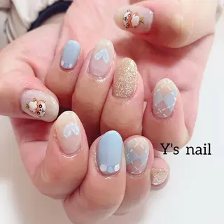 ネイル 手書きが得意🖌️ Y’s  nailのネイルデザイン