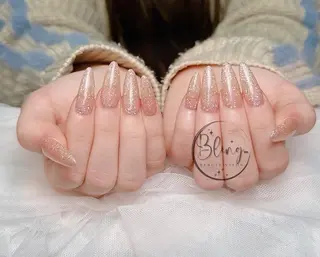 ロング Bling Salonのネイルデザイン