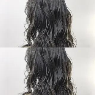 ミディアム カラー 永岡 鉄平のヘアスタイル