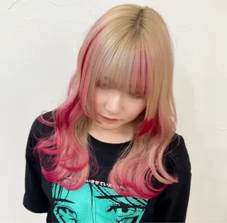 セミロング カラー JEWIL SHIBUYAのヘアスタイル