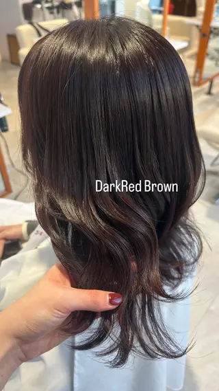 カラー ユナ/暖色カラー🧡 /表参道のヘアスタイル