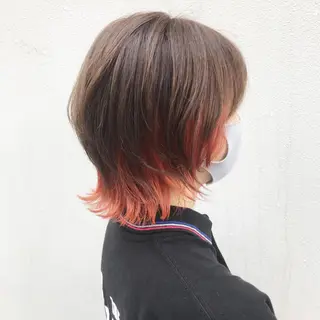 ショート カラー 嶋佐 昌大 シマサマオのヘアスタイル