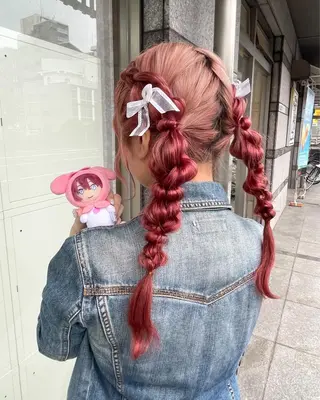 ロング ヘアアレンジ イワタ マハ/ minim hairのヘアスタイル