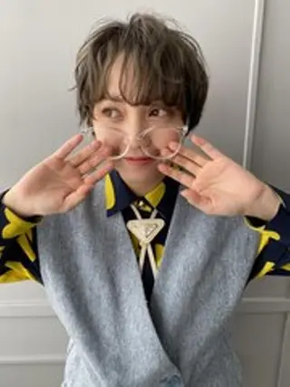 ショート カラー ange 千曲のヘアスタイル