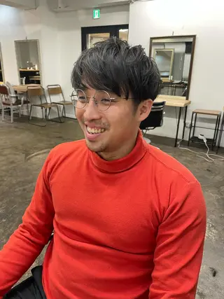 ショート メンズ メンズパーマ メンズ特化ryoのヘアスタイル