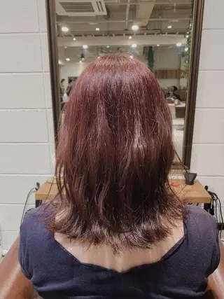 セミロング ショート🌼パーマ 本間正子のヘアスタイル