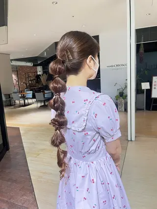 ロング ヘアアレンジ ショート／ミニボブ マンツーマン/マユコのヘアスタイル