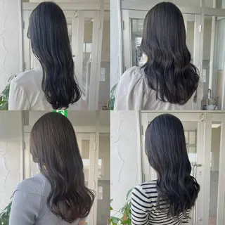 ロング 荒川泰輝/オリーブ カラー/透明感カラーのヘアスタイル