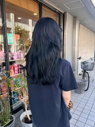 ロング カラー ハイレイヤー/ カラー/nanamiのヘアスタイル