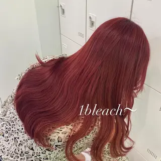 ロング カラー 🌼リナ🌼赤み消し オリーブ/ブラウンのヘアスタイル