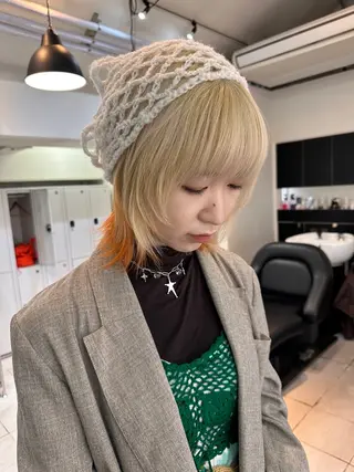 ショート カラー Hana ハイトーン🕯🩰のヘアスタイル