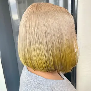 ミディアム SALOWIN心斎橋Suite店所属・洗っても取れない 髪質改善|OJIROのヘアスタイル