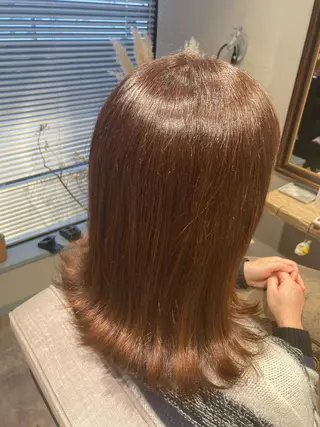 セミロング カラー REPPLE(リプル)所属・浅野 順一のヘアスタイル