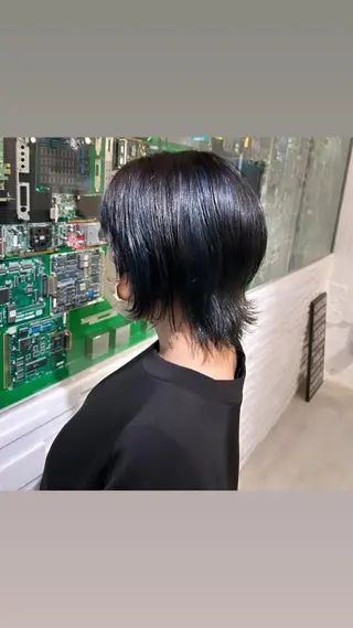 ショート Hui.所属・縮毛矯正・髪質改善 特化 出納 直起のヘアスタイル