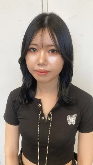 ミディアム カラー DEUCE hair /ヒハルのヘアスタイル