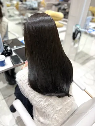 ロング カラー 銀座/オリーブ/ 透明感カラー✨りくのヘアスタイル