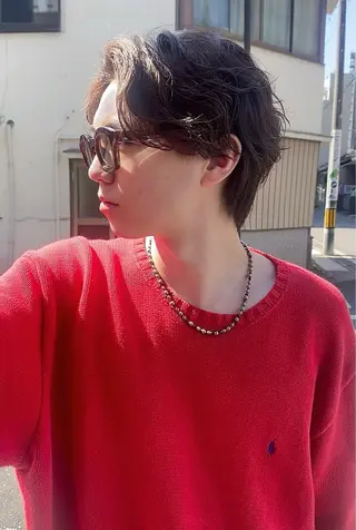 ショート パーマ akane/ 縮毛矯正/暖色のヘアスタイル