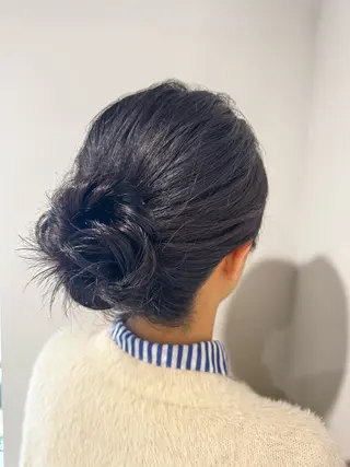 ミディアム ヘアアレンジ 韓国レイヤー/パーマ /艶カラー/Rinのヘアスタイル