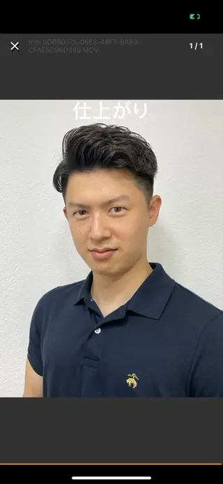 パーマ BARBER STYLES 町田店所属・濡れパン緩パンアイロ ンパーマ💈小山のヘアスタイル