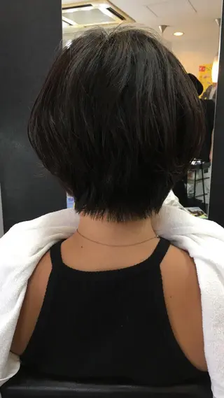 ショート 髪質改善☺︎縮毛矯正 ふじい まりんのヘアスタイル