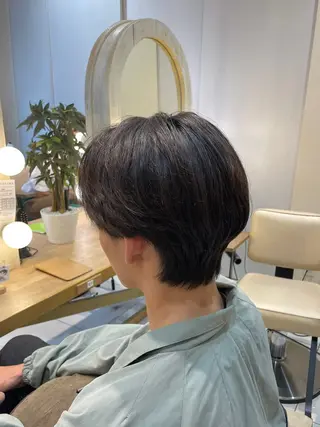 ミディアム パーマ メンズ 本厚木｜縮毛矯正/ 酸性スト専門サロンのヘアスタイル