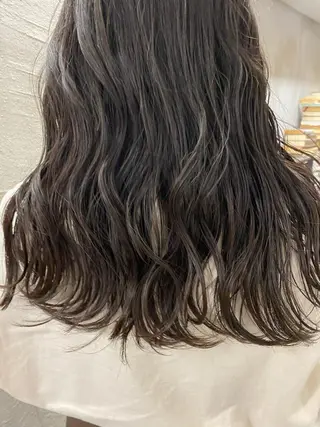 ロング カラー パーマ ヘアアレンジ お任せヘア☘️☘️ 及川渚のヘアスタイル