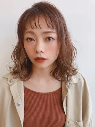 ミディアム むらまつ えりこのヘアスタイル