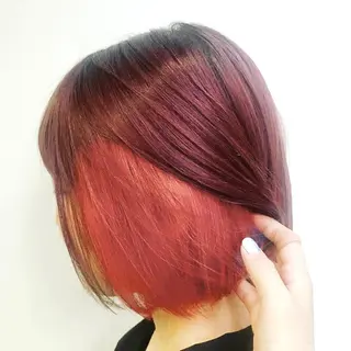 ミディアム カラー ヘアアレンジ モテ髪💛美髪矯正 ✨艶髪特化🫧山根のヘアスタイル