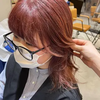 ミディアム カラー ヘアアレンジ ❥【韓国風ヘア】 stylist 林❥のエステ・リラクイメージ