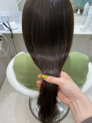 ロング カラー ParveMix 岡本えりかのヘアスタイル