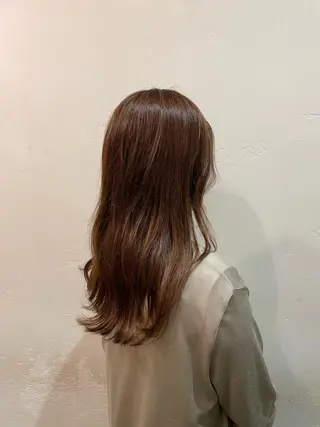 セミロング 浅沼 ほのかのヘアスタイル