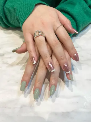 ネイル 京都レイヤーカット/ 縮毛矯正/羽柴りくのヘアスタイル