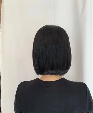 カラー films所属・AYA/films 韓国/レイヤー／ボブのヘアスタイル