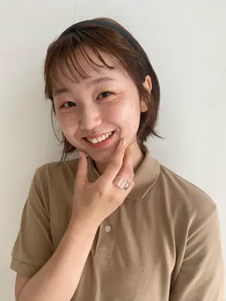 ショート ヘアアレンジ パーマ指名No1 /namiのヘアスタイル