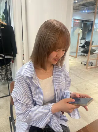 ショート カラー ゆるふわガーリーst yle🩰yuukaのヘアスタイル