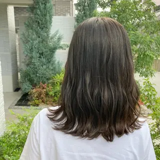 ミディアム カラー 💎髪質改善💎 西森千夏のヘアスタイル