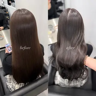 ロング 髪質改善× ブリーチなしyutoのヘアスタイル