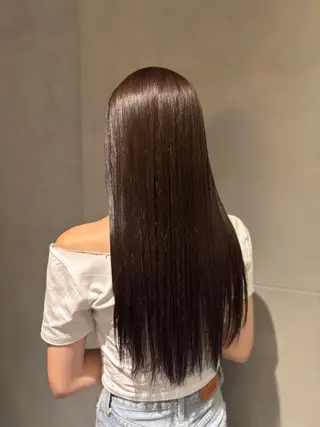 ロング カラー 山﨑 空心のヘアスタイル