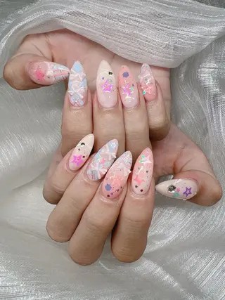 ネイル Lee Nails チップ長さだし専門店のネイルデザイン