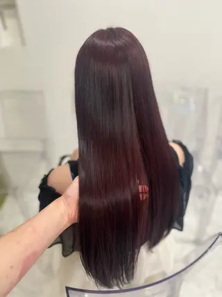 ロング カラー ガーリー♡女の子っぽ ヘア♡ピンクカラー♡のヘアスタイル